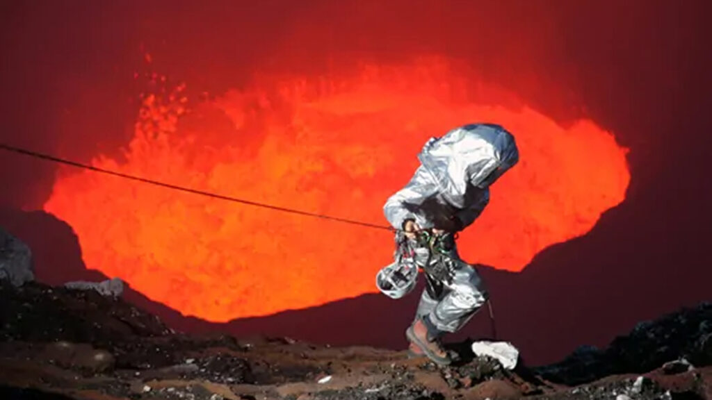 A picture of Descend Into Active Volcano