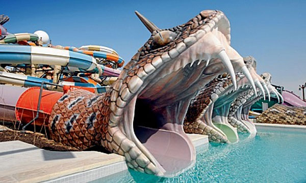 World s Largest Water Park In The World Yas Water World