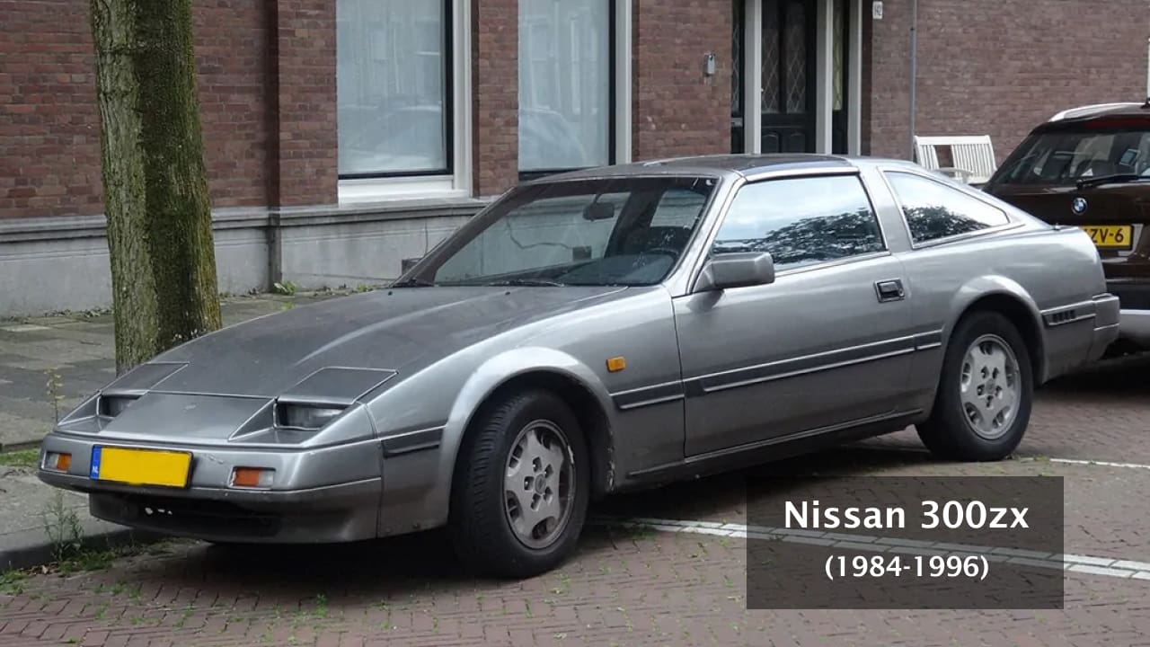 Nissan 300zx (1984-1996) is a uniquely designed classic cars