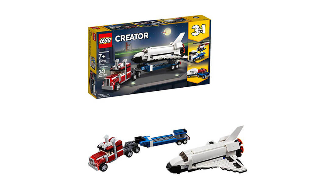 LEGO Creator 3 in 1 Shuttle Transporter