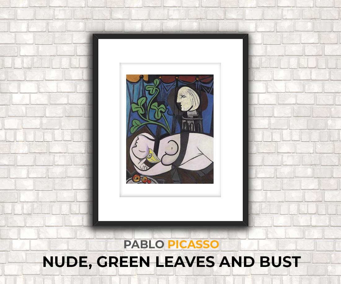 Nude, Green Leaves and Bust