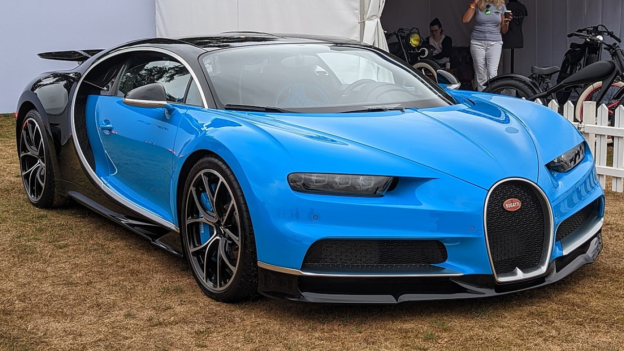 Bugatti Chiron is a High-Value Celebrity Car owned by Cristiano Ronaldo