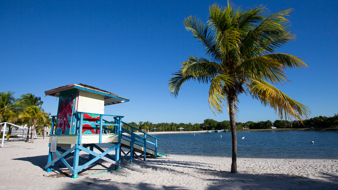 Homestead Bayfront Park with Sandy stretches