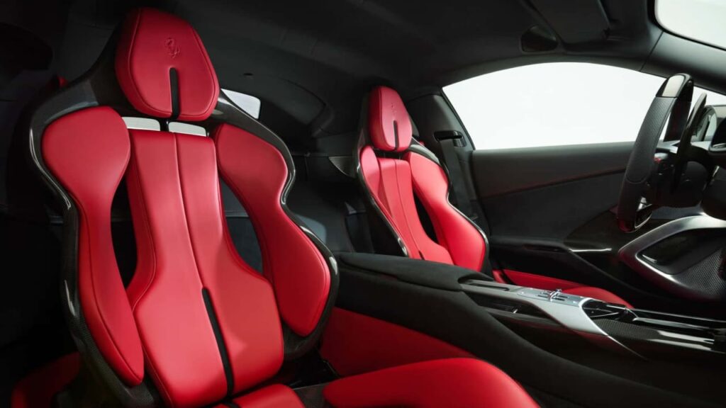 Ferrari’s first unnamed EV seats