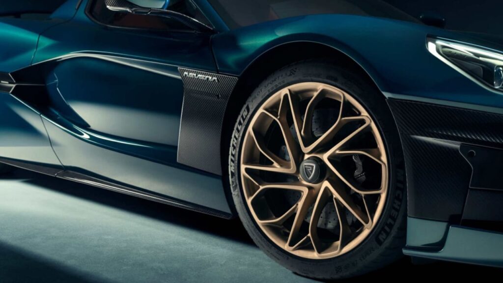 Rimac Nevera tyre view