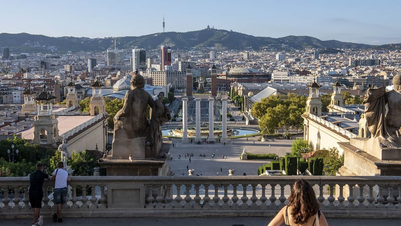 arial view of Spain monuments