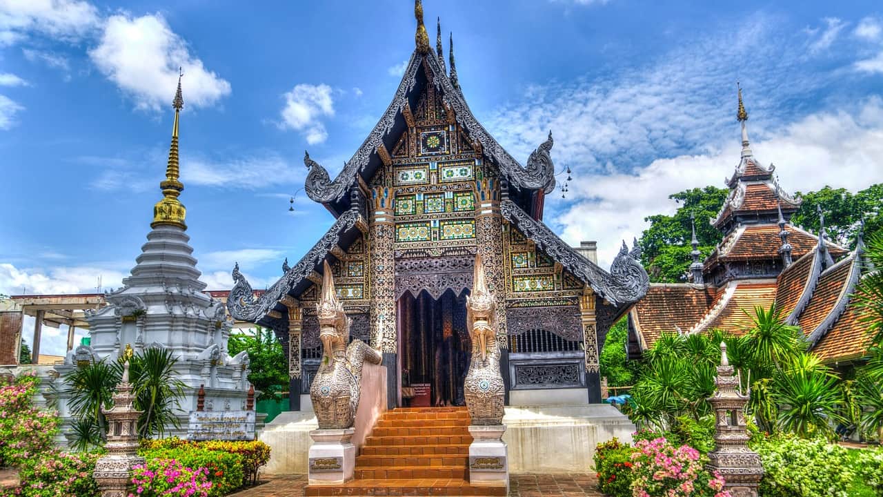 ancient cultural monument in Thailand which is a hub for Nomad visa