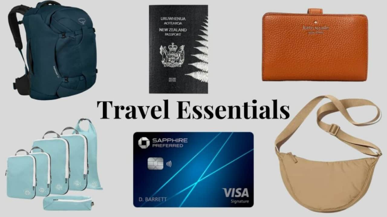 travel essentials for your backpack