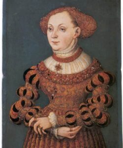 Sibylle of Cleves painting by Lucas Cranach