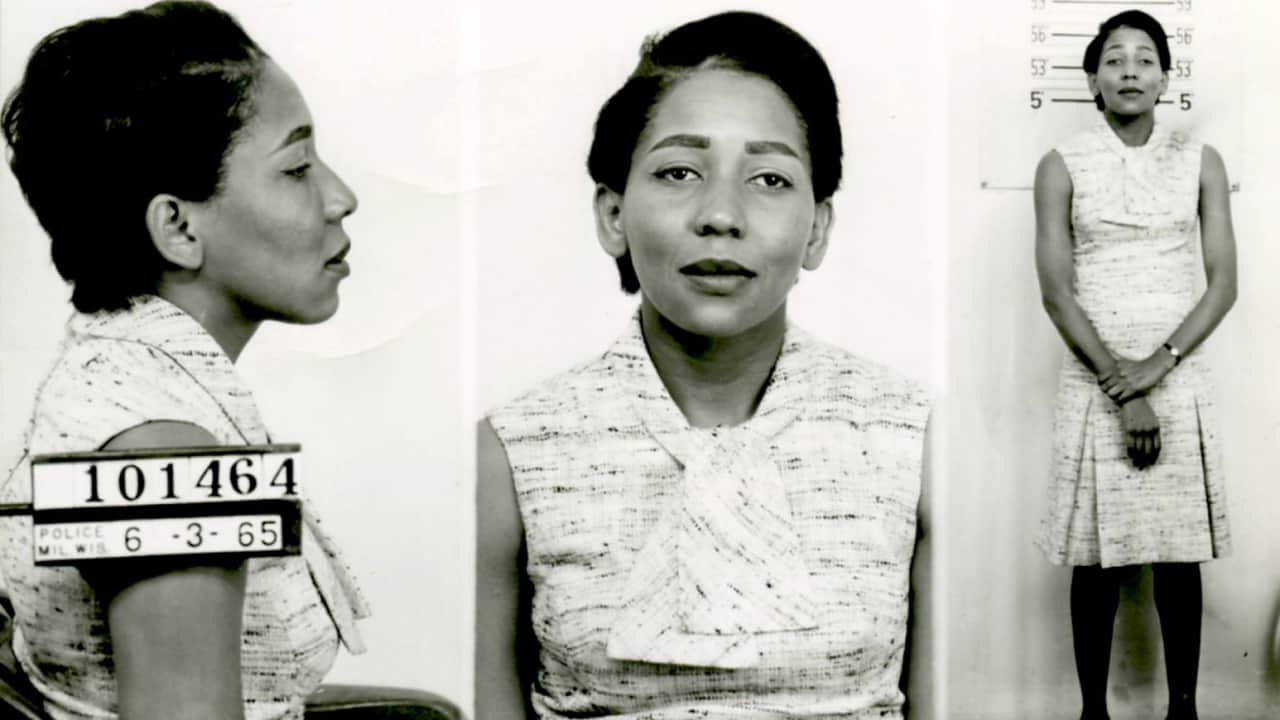 Doris Payne giving her profile in jail