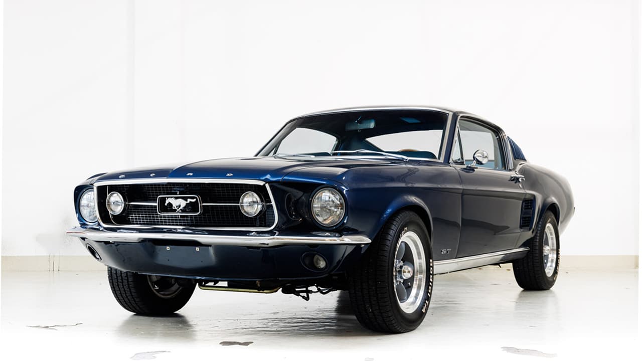 A beautiful and unique ford mustang fastback