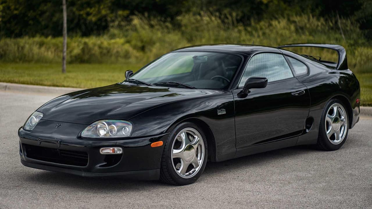 The black Toyota Supra MK4 is among the best drifting cars in Tokyo