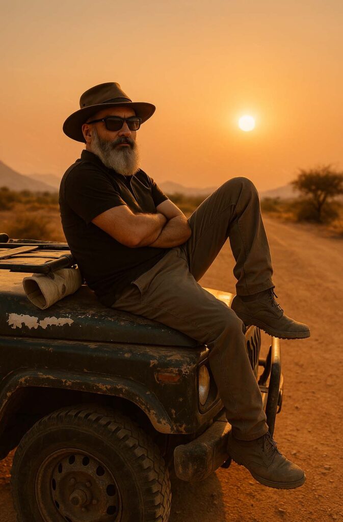 Driving a 4x4 through The Arabian Desert