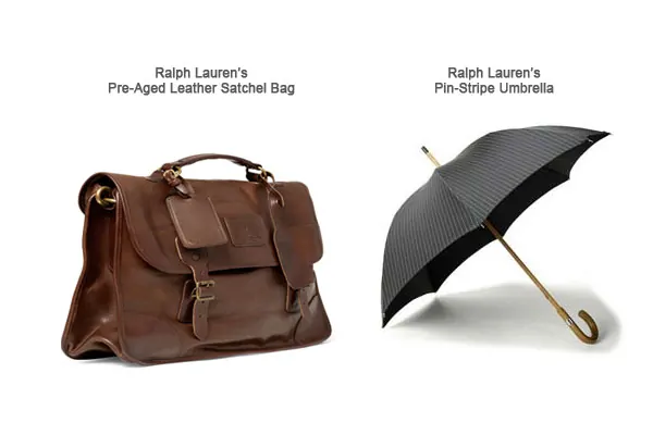 Ralph Lauren Satchel bag and Umbrella