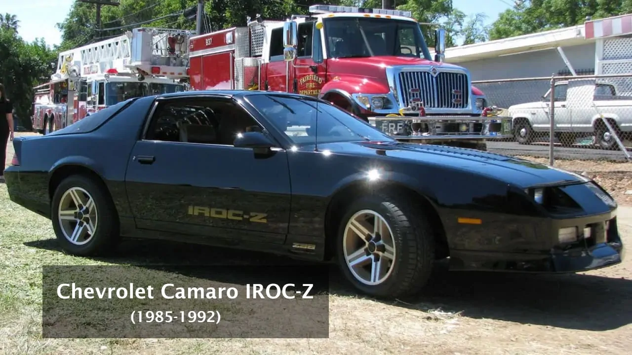 Chevrolet Camaro IROC-Z (1985-1992) is the best of classic cars