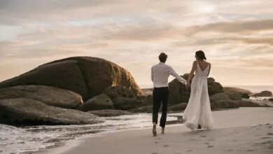 Couple at Romantic Beach Resorts