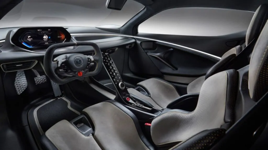 Lotus Evija interior